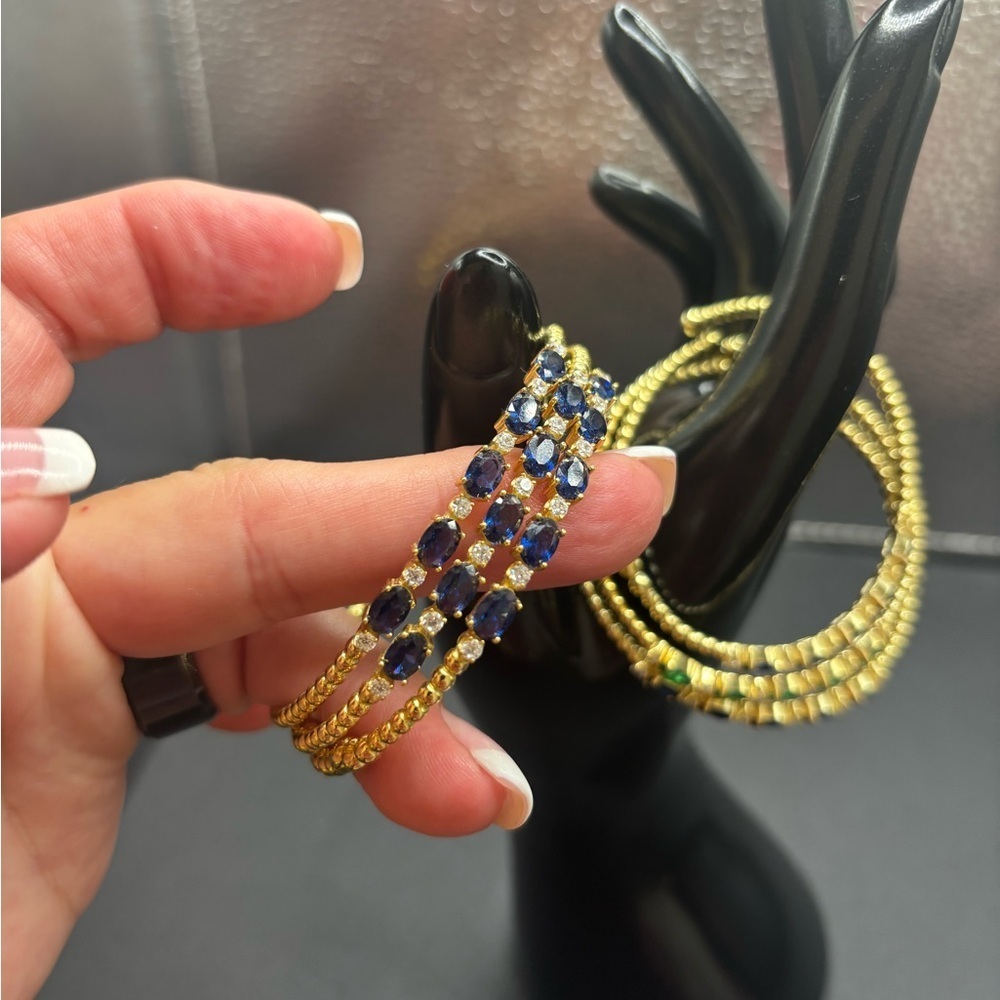 Sterling Silver adjustable bracelets, genuine stones. 69.00 Each